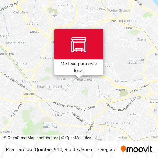 Rua Cardoso Quintão, 914 mapa