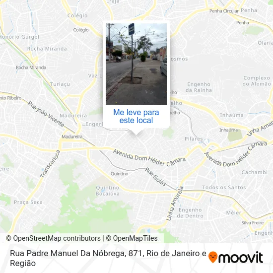 Rua Padre Manuel Da Nóbrega, 871 mapa