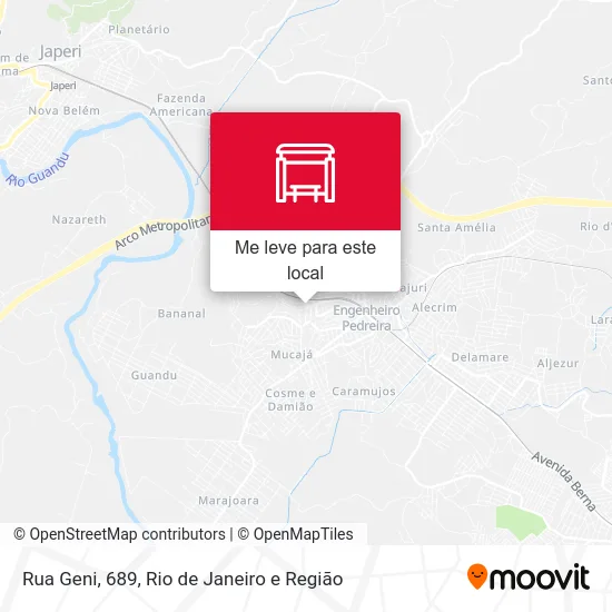 Rua Geni, 689 mapa