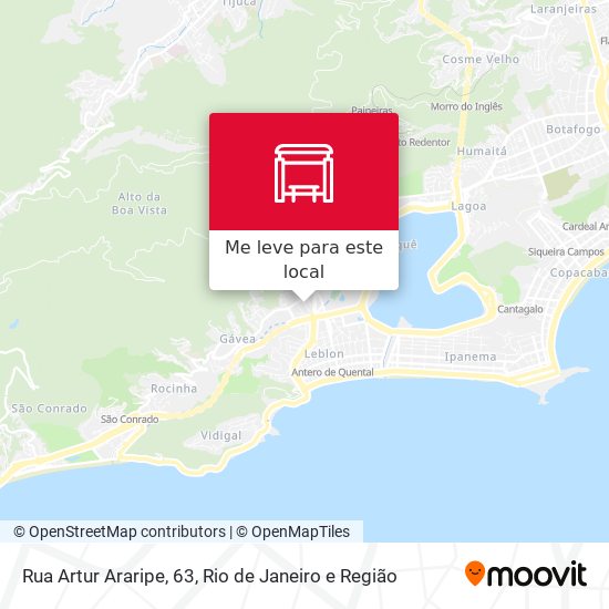 Rua Artur Araripe, 63 mapa