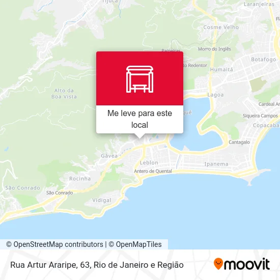 Rua Artur Araripe, 63 mapa