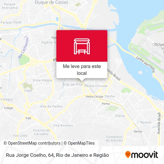 Rua Jorge Coelho, 64 mapa
