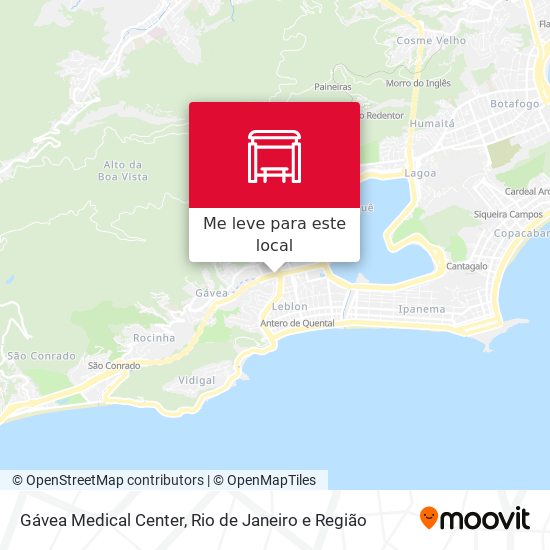 Gávea Medical Center mapa