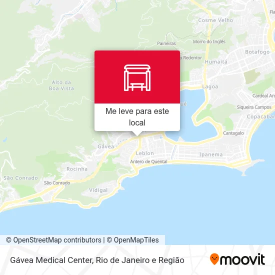 Gávea Medical Center mapa