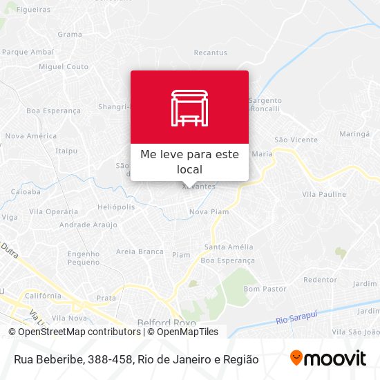 Rua Beberibe, 388-458 mapa