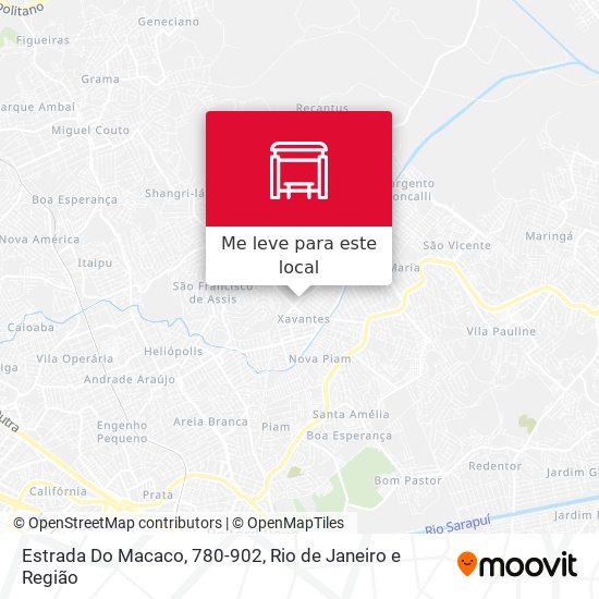 Estrada Do Macaco, 780-902 mapa