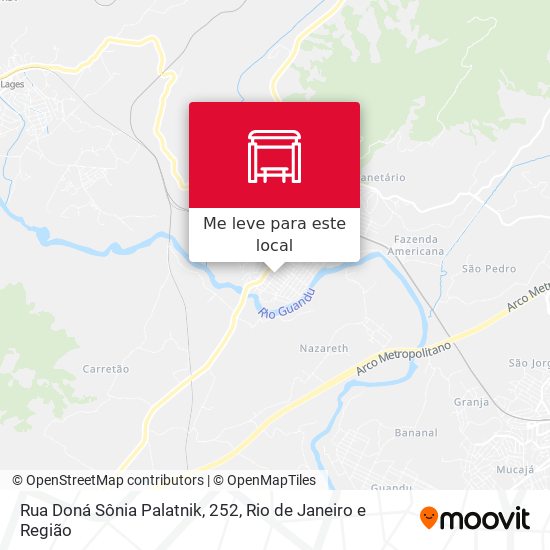 Rua Doná Sônia Palatnik, 252 mapa
