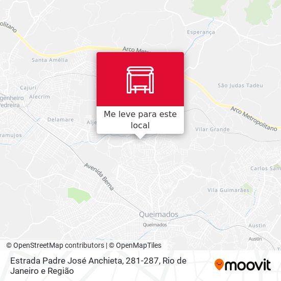 Estrada Padre José Anchieta, 281-287 mapa