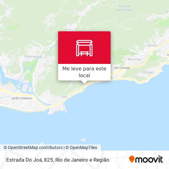 Estrada Do Joá, 825 mapa