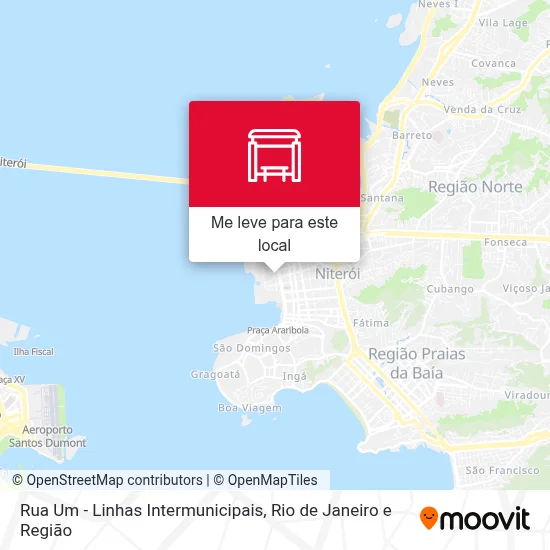 Rua Um - Linhas Intermunicipais mapa