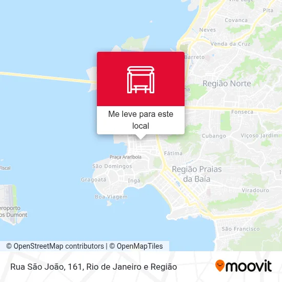 Rua São João, 161 mapa