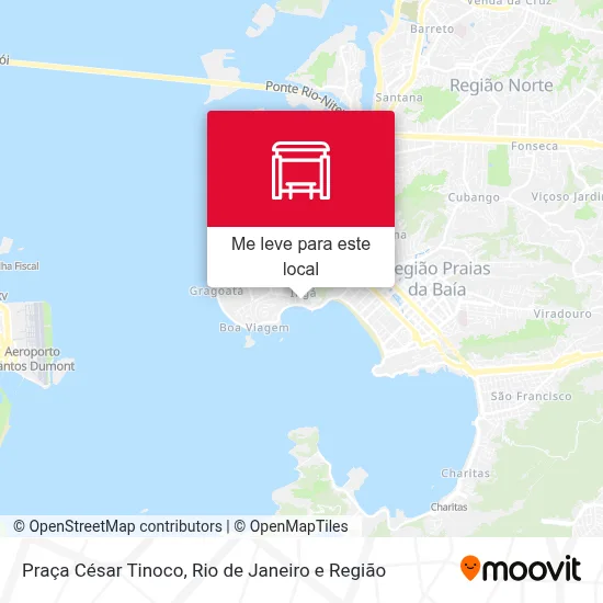 Praça César Tinoco mapa