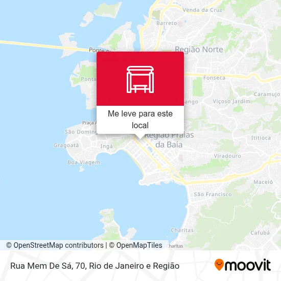 Rua Mem De Sá, 70 mapa