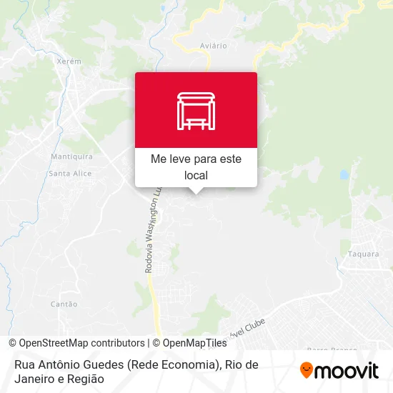 Rua Antônio Guedes (Rede Economia) mapa