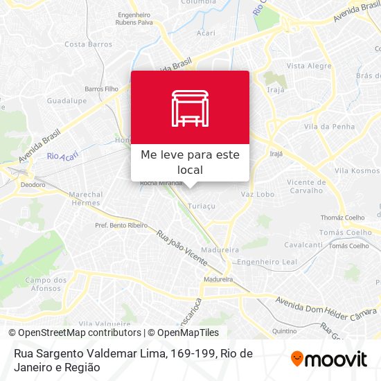 Rua Sargento Valdemar Lima, 169-199 mapa