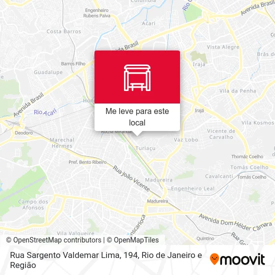 Rua Sargento Valdemar Lima, 194 mapa
