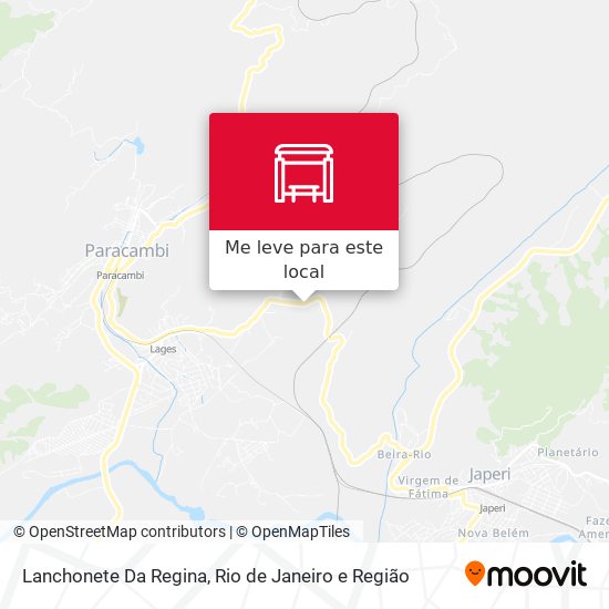 Lanchonete Da Regina mapa