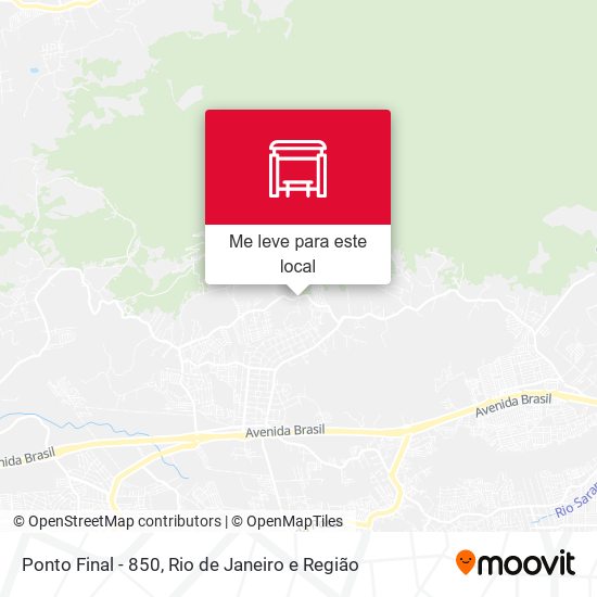 Ponto Final - 850 mapa