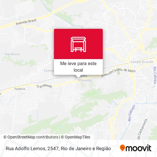 Rua Adolfo Lemos, 2547 mapa