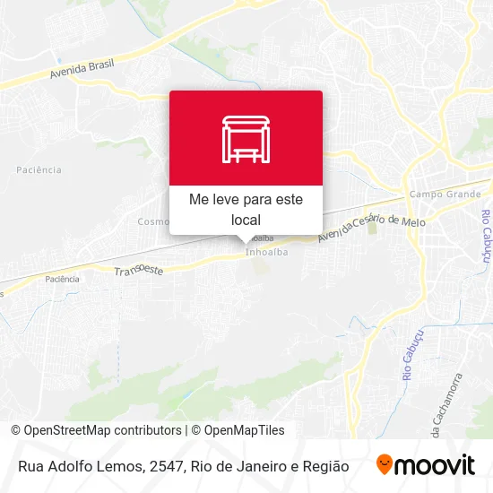 Rua Adolfo Lemos, 2547 mapa