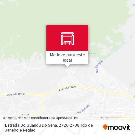 Estrada Do Guandú Do Sena, 2726-2738 mapa