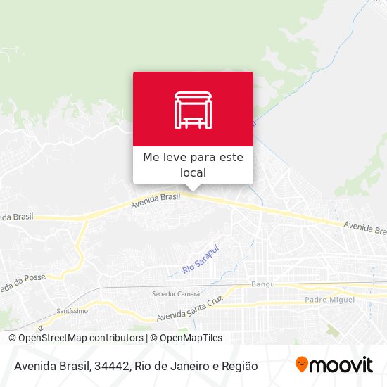 Avenida Brasil, 34442 mapa