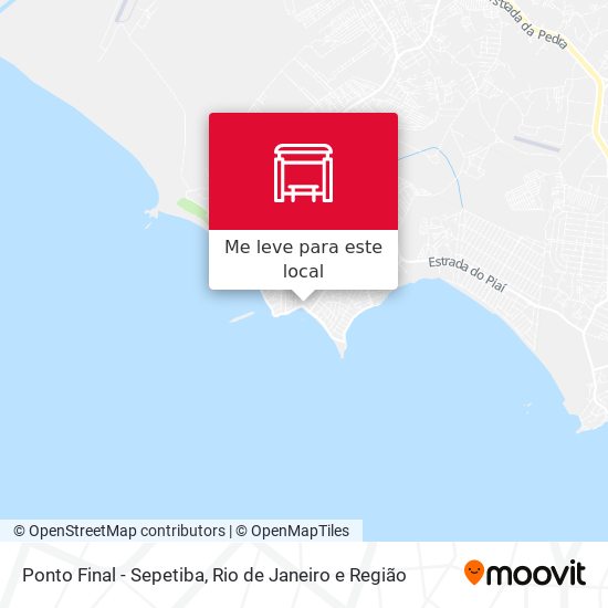 Ponto Final - Sepetiba mapa