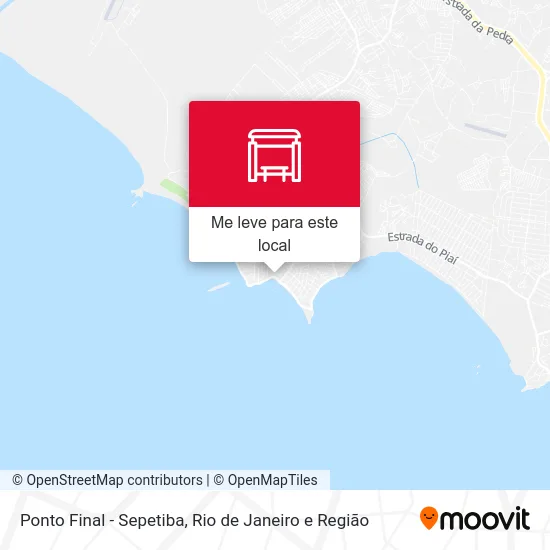 Ponto Final - Sepetiba mapa