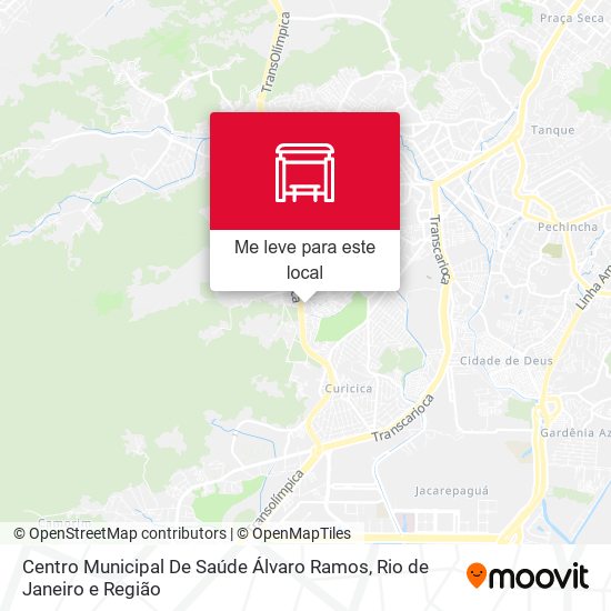 Centro Municipal De Saúde Álvaro Ramos mapa
