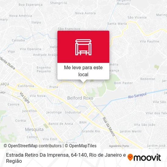 Estrada Retiro Da Imprensa, 64-140 mapa