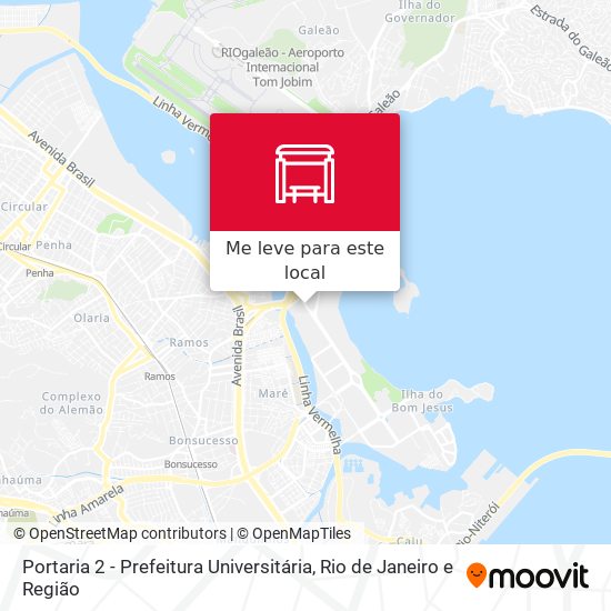 Portaria 2 - Prefeitura Universitária mapa