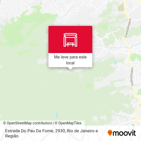 Estrada Do Pau Da Fome, 2930 mapa