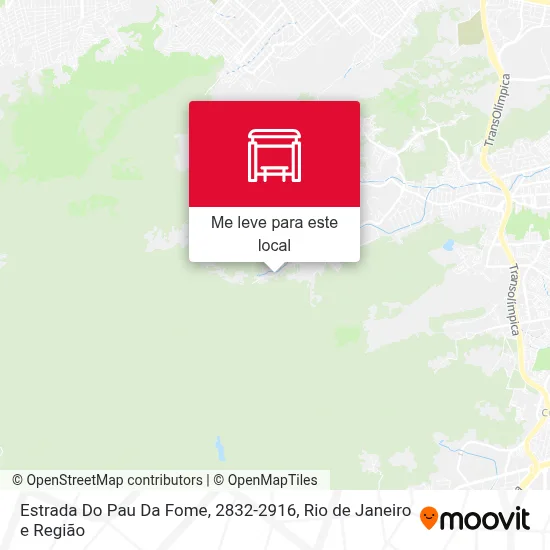 Estrada Do Pau Da Fome, 2832-2916 mapa
