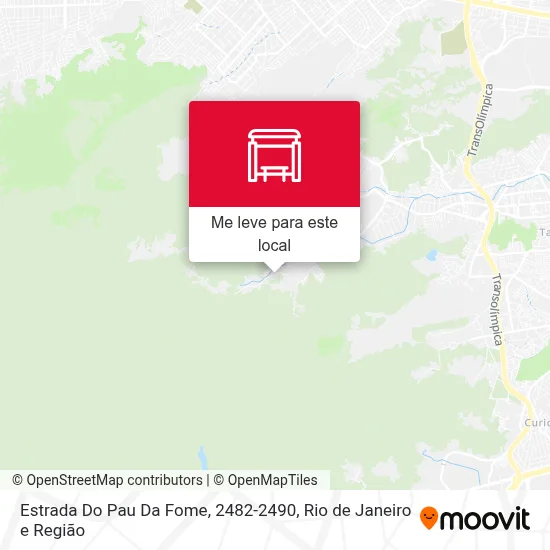 Estrada Do Pau Da Fome, 2482-2490 mapa