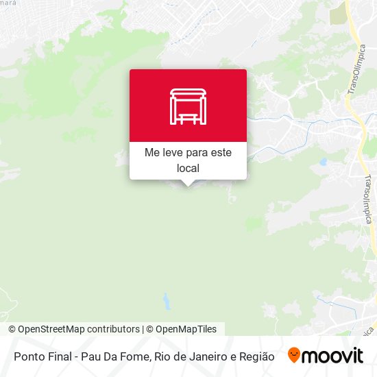 Ponto Final - Pau Da Fome mapa