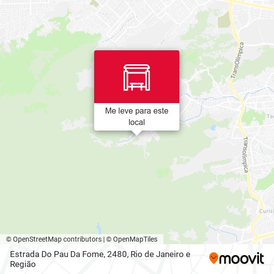 Estrada Do Pau Da Fome, 2480 mapa