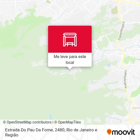 Estrada Do Pau Da Fome, 2480 mapa