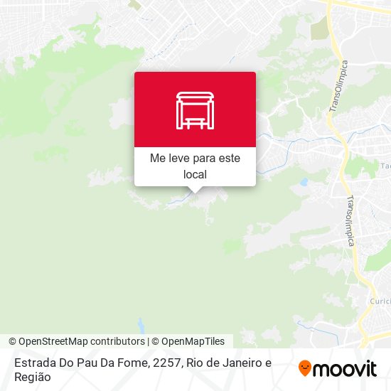 Estrada Do Pau Da Fome, 2257 mapa
