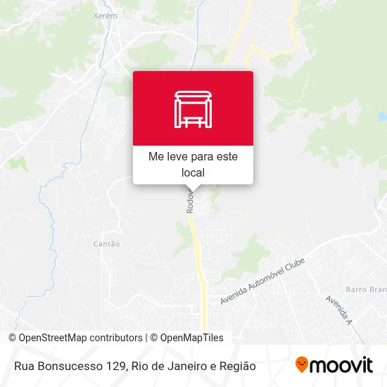 Rua Bonsucesso 129 mapa