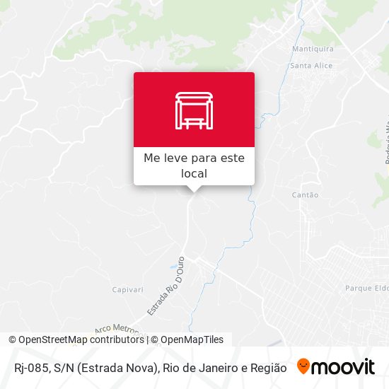 Rj-085, S/N (Estrada Nova) mapa