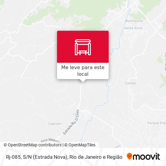 Rj-085, S/N (Estrada Nova) mapa