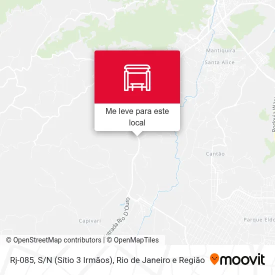 Rj-085, S/N (Sítio 3 Irmãos) mapa
