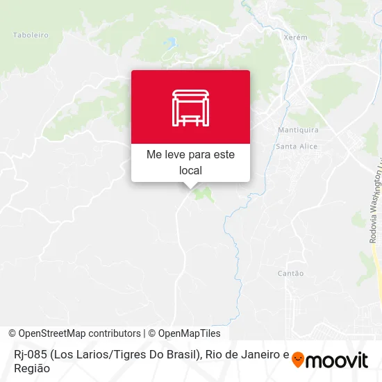 Rj-085  (Los Larios / Tigres Do Brasil) mapa