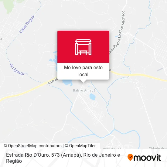 Estrada Rio D'Ouro, 573 (Amapá) mapa