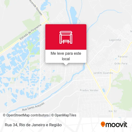 Rua 34 mapa