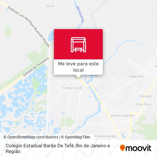 Colégio Estadual Barão De Tefé mapa