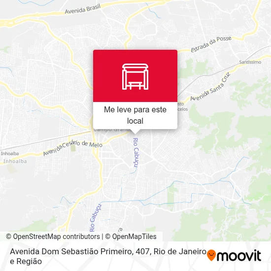 Avenida Dom Sebastião Primeiro, 407 mapa