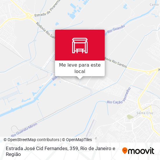 Estrada José Cid Fernandes, 359 mapa