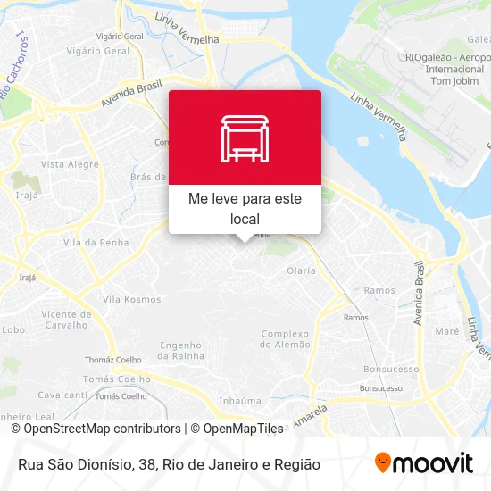 Rua São Dionísio, 38 mapa