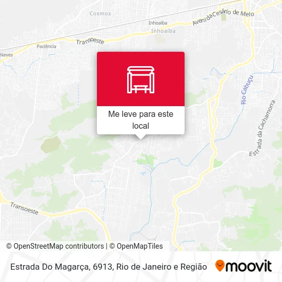 Estrada Do Magarça, 6913 mapa